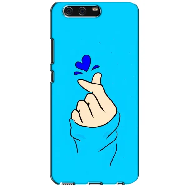 Чехол с рисунком «Сердце на синем» для Huawei P10 (VTR)