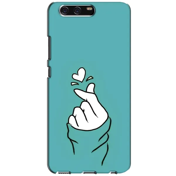 Чехол с рисунком «Сердечко на бирюзовом» для Huawei P10 (VTR)