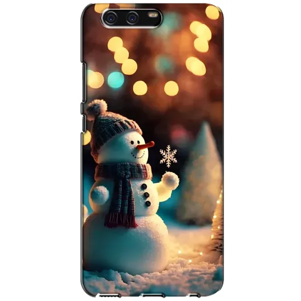 Чехол с рисунком «Снеговик праздничный» для Huawei P10 (VTR) Чехол с рисунком «Снеговик праздничный» для Huawei P10 (VTR)