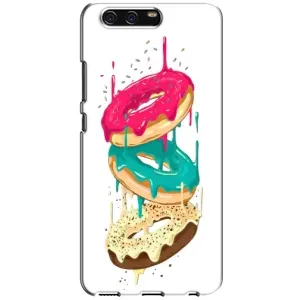 Чехол с изображением вкусной еды для Huawei P10, VTR (Сочные пончики)