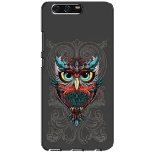 Чехлы с принтом СОВЫ для Huawei P10, VTR (Сова на сером)