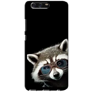 Силиконовый Чехол с Енотами на Huawei P10, VTR (Стильный Енот)