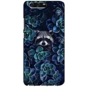 Силиконовый Чехол с Енотами на Huawei P10, VTR (В цветах)