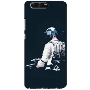 Силиконовый чехол с картинкой "Герой Pubg" на Huawei P10, VTR (В экиперовке)