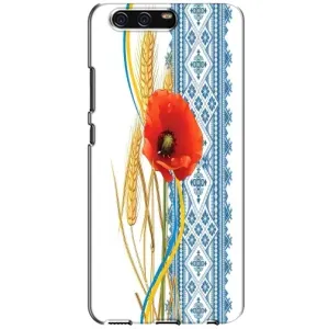 Силиконовый Чехол на Huawei P10, VTR с картинкой Вышиванки (Вышиванка с цветком)