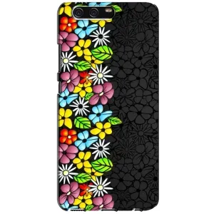 Чехол с Цветами для Huawei P10, VTR (Яркие цветы)