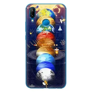 Чохол (ТПУ) з планетами на Huawei P20 Lite (2019) (Арт планети)