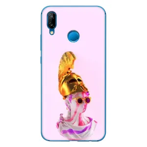 Чехол с Прикольным принтом на Huawei P20 Lite (2019) (АРТ Статуя)