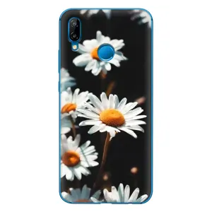 Чехол с ромашками на Huawei P20 Lite (2019) (Белые ромашки)