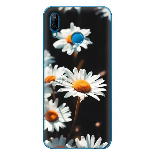 Чехол с рисунком «Белые ромашки» для Huawei P20 Lite (2019) Чехол с рисунком «Белые ромашки» для Huawei P20 Lite (2019)