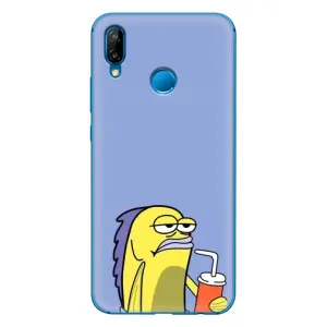 Бампер с принтом Мемы для Huawei P20 Lite (2019) (Безразличие)