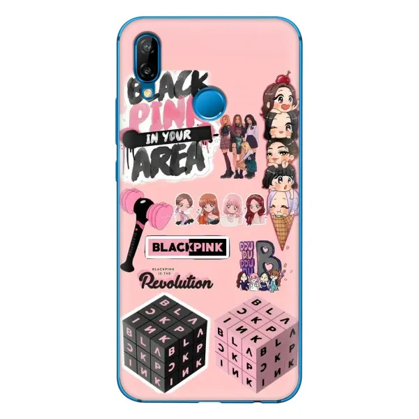 Чехол с рисунком «BLACK PINK коллаж» для Huawei P20 Lite (2019) Чехол с рисунком «BLACK PINK коллаж» для Huawei P20 Lite (2019)