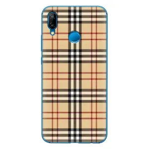 Чехол с Брендами одежды на Хуавей П20 Лайт 2019 (Burberry стиль)