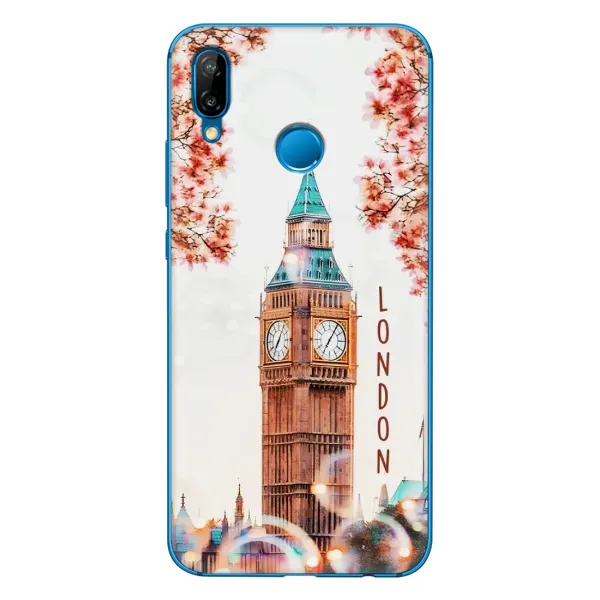 Чехол с рисунком «Часы Лондон» для Huawei P20 Lite (2019)