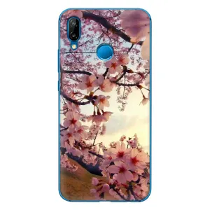 Чехол с принтом САКУРЫ на Huawei P20 Lite (2019) (Цветущая сакура)