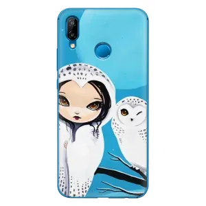 Чехлы с принтом СОВЫ для Huawei P20 Lite (2019) (Девочка Сова)