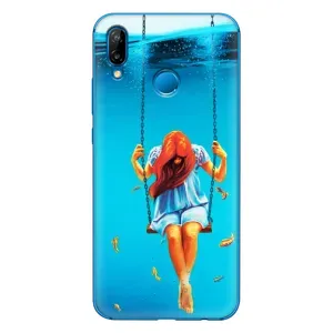 Чохол Стильні дівчата на Huawei P20 Lite (2019) (Дівчина на гойдалці)