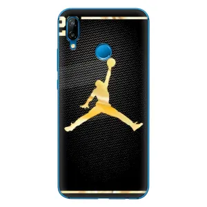 Силиконовый Чехол Nike Air Jordan на Хуавей П20 Лайт 2019 (Джордан 23)