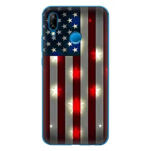 Чохол Прапор USA для Huawei P20 Lite (2019) (Прапор США 2)