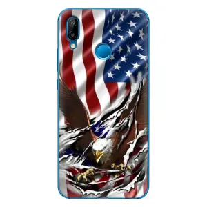 Фотограффия - Чехол Флаг USA для Huawei P20 Lite (2019)