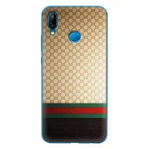Чехлы Бренд GUCCI для Huawei P20 Lite (2019) (Фон Гуччи)
