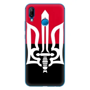 Чохли УПА (Червоно-Чорний) на Huawei P20 Lite (2019) (Герб України)