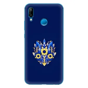 Чехол с картинкой (Патриотический ГЕРБ) на Huawei P20 Lite (2019) (герб)