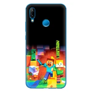 Чохли для Huawei P20 Lite (2019) (Персонажі МайнКрафт) (Герой Майнкрафт)