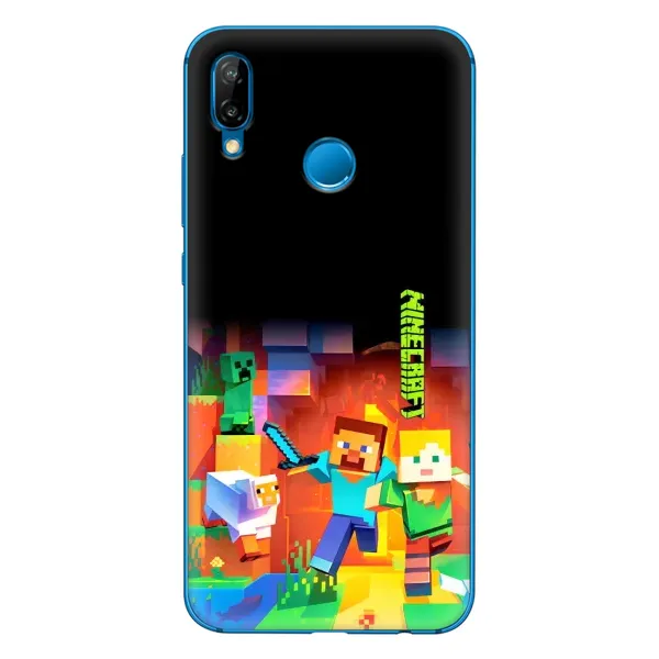 Чехол с рисунком «Герой Майнкрафт» для Huawei P20 Lite (2019) Чехол с рисунком «Герой Майнкрафт» для Huawei P20 Lite (2019)