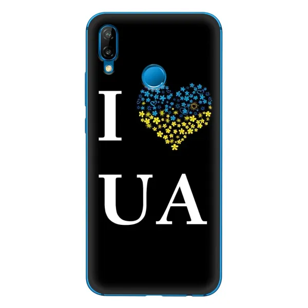 Чехол с рисунком «I Love UA» для Huawei P20 Lite (2019) Чехол с рисунком «I Love UA» для Huawei P20 Lite (2019)