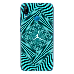 Силиконовый Чехол Nike Air Jordan на Хуавей П20 Лайт 2019 (Jordan)