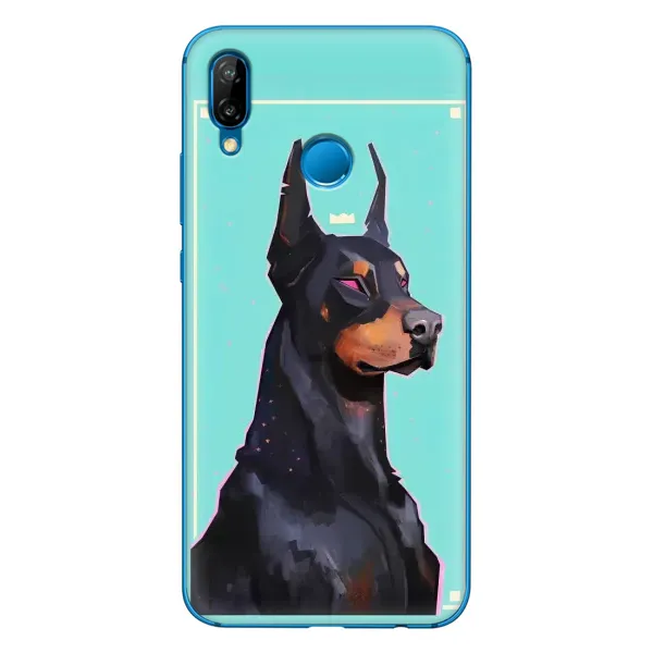 Чохол з малюнком «Король доберман» для Huawei P20 Lite (2019)