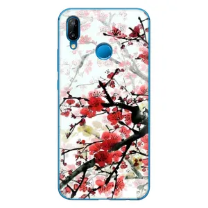Чехол с принтом САКУРЫ на Huawei P20 Lite (2019) (Красивая Сакура)