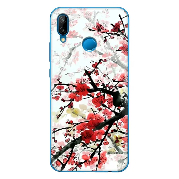 Чехол с рисунком «Красивая Сакура» для Huawei P20 Lite (2019) Чехол с рисунком «Красивая Сакура» для Huawei P20 Lite (2019)