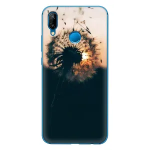Силиконовый Чехол с одуванчиками на Huawei P20 Lite (2019) (Красивый одуванчик)