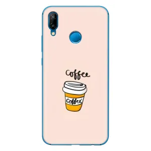 Чехол с изображением вкусной еды для Huawei P20 Lite (2019) (Кружка кофе)