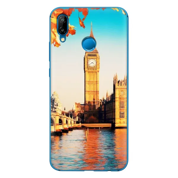 Чехол с рисунком «Летний Лондон» для Huawei P20 Lite (2019)