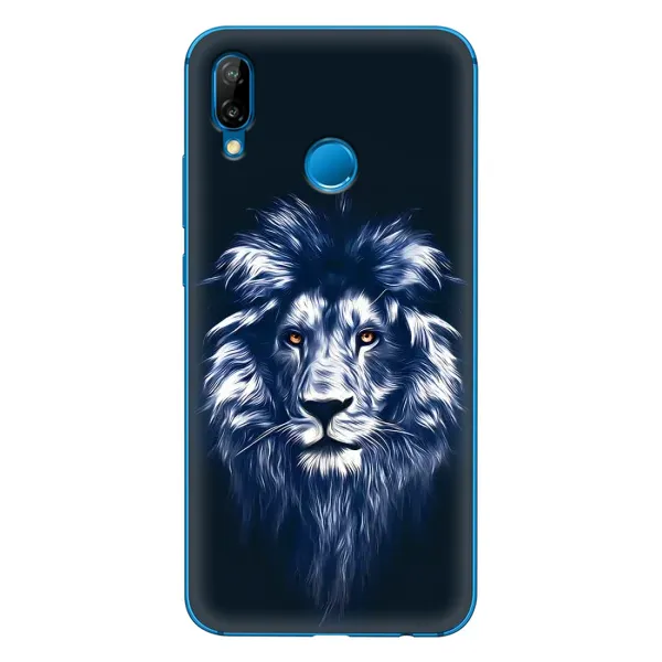 Чехол с рисунком «Лев - синий» для Huawei P20 Lite (2019) Чехол с рисунком «Лев - синий» для Huawei P20 Lite (2019)