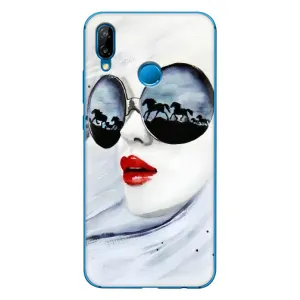 Чохол з картинкою Модні Дівчата Huawei P20 Lite (2019) (Любителька коней)
