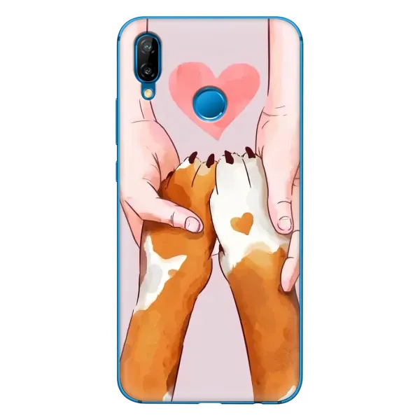 Чехол с рисунком «Любовь к собакам» для Huawei P20 Lite (2019) Чехол с рисунком «Любовь к собакам» для Huawei P20 Lite (2019)