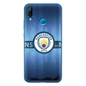 Силиконовые Чехлы принт Футбол на Huawei P20 Lite (2019) (ManCity)
