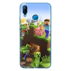 Чохли для Huawei P20 Lite (2019) (Персонажі МайнКрафт) (Майн-крафт)