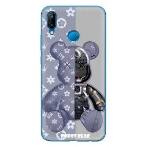 Силиконовый чехол для Huawei P20 Lite (2019) (Медведь Louis Vuitton)