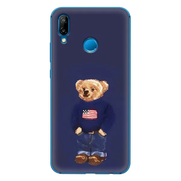 Чехол с рисунком «Мишка USA» для Huawei P20 Lite (2019) Чехол с рисунком «Мишка USA» для Huawei P20 Lite (2019)