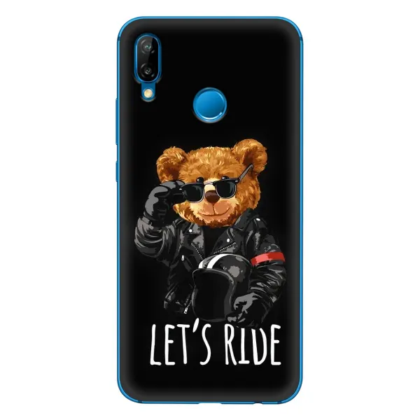 Чехол с рисунком «Модный Мишка» для Huawei P20 Lite (2019) Чехол с рисунком «Модный Мишка» для Huawei P20 Lite (2019)