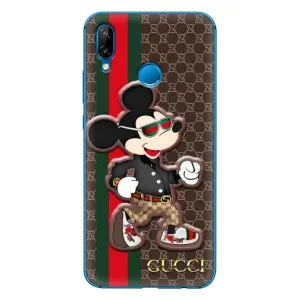 Чехлы Бренд GUCCI для Huawei P20 Lite (2019) (Маус Гуччи)