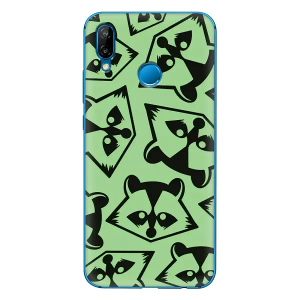 Чехол с рисунком «Мордочки Енота» для Huawei P20 Lite (2019) Чехол с рисунком «Мордочки Енота» для Huawei P20 Lite (2019)
