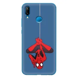 Чохол Супергерой Людина Павук на Huawei P20 Lite (2019) (На павутині)