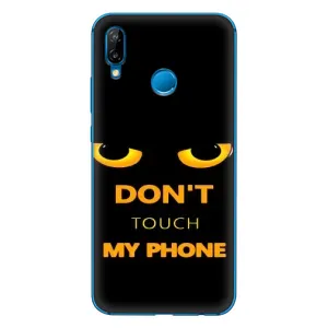 Чехол с Прикольным принтом на Huawei P20 Lite (2019) (Не трогай мой телефон)