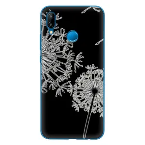 Силиконовый Чехол с одуванчиками на Huawei P20 Lite (2019) (Одуванчики)